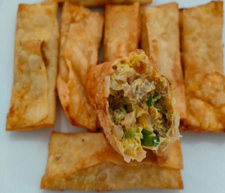 Ilustrasi martabak kari kambing. (Foto: Cookpad)