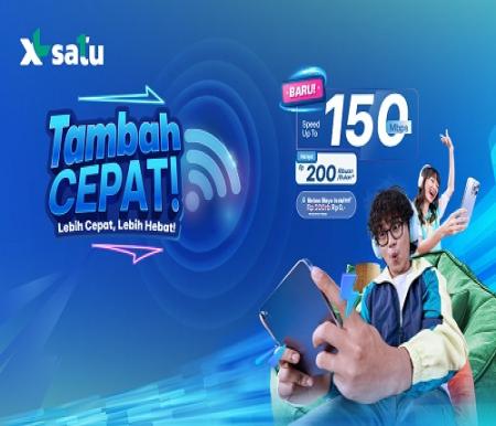 Promo XLSatu, internet lebih cepat.(foto: istimewa)