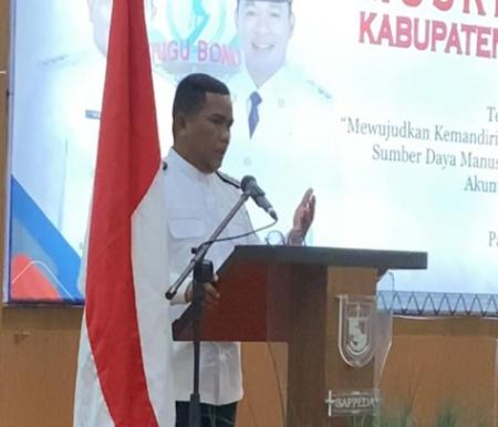 Bupati Zukri membuka Musrenbang RKPD Kabupaten Pelalawan tahun 2026 (foto/andy)