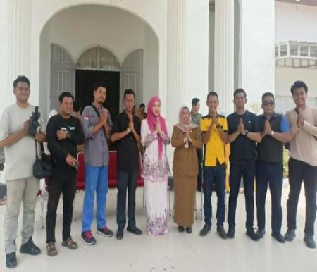 Kegiatan halal bihalal BKPSDM Rohil.(foto: afrizal/halloriau.com)