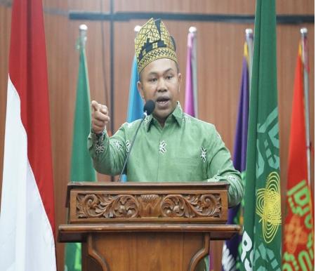 Gubri Abdul Wahid kenang perjuangan kuliah di UIN Suska Riau (foto/MCR)
