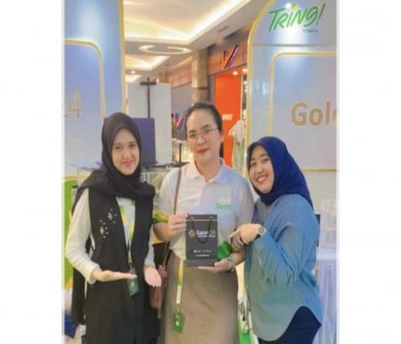 Galeri 24 Pegadaian pameran emas di Festival Tring! Pekanbaru (foto/ist)