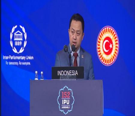 Ketua BKSAP DPR RI Dr. Syahrul Aidi Maazat beserta delegasi DPR menghadiri sidang forum internasional (foto/int)