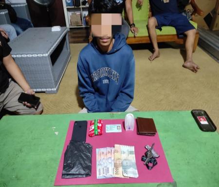 Mahasiswa ditangkap bawa 100 gram sabu di Pekanbaru (foto/rripekanbaru
