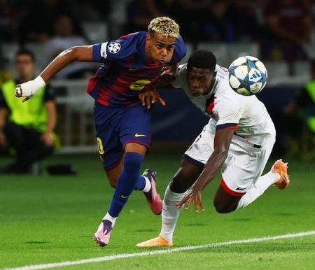 PSG vs Barcelona.