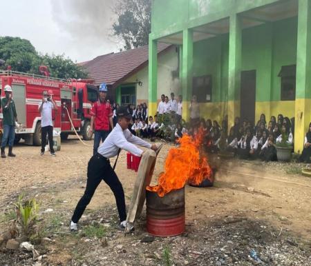 Astra Agro Lestari menggelar edukasi lingkungan dan kesiapsiagaan bencana untuk pelajar SMK di Tabalong (foto/int)