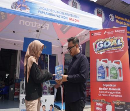 Telkomsel dan Pertamina Lubricants hadirkan program GOAL, ganti oli dapat hadiah langsung voucher paket data (foto/ist)