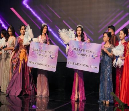 Ajang Puteri Remaja dan Puteri Anak Riau 2025 resmi meloloskan Jesslyn Felicia dan Rania Keiliyah sebagai juara (foto/yuni)