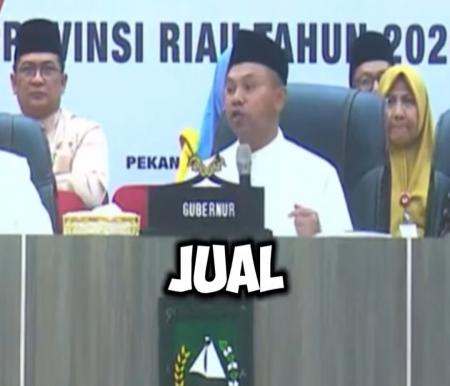 Gubri, Abdul Wahid jual aset Stadion Utama Riau ke swasta (foto/int)