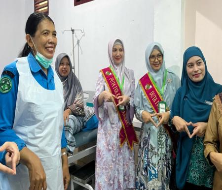 Sulastri Agung ajak perempuan Pekanbaru rutin lakukan IVA test (foto/dini)