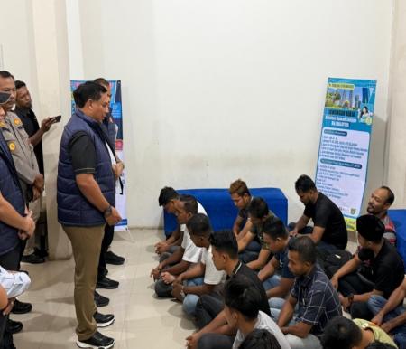 Satreskrim Polres Dumai berhasil mengungkap praktik penempatan PMI secara ilegal melalui jalur tidak resmi di wilayah pesisir Kota Dumai (foto/Bambang)