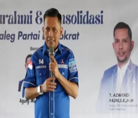 Ketua DPC Demokrat Pekanbaru, Tengku Azwendi Fajri MM (foto/int)