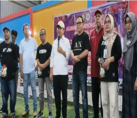 HTML Ilmu Komputer juara Alumni Champions Liga Futsal Fmipa Unri (foto/ist)