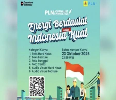 PLN apresiasi jurnalis lewat PJA 2025, kini angkat isu energi untuk negeri (foto/ist)