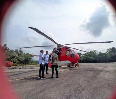 Besok empat heli dikembalikan ke home base BNPB (foto/MCR)