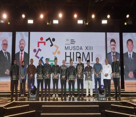 MUSDA XIII Himpunan Pengusaha Muda Indonesia (HIPMI) Provinsi Riau yang berlangsung di Hotel The Zuri, Kota Dumai, pada Minggu (11/5/2025).