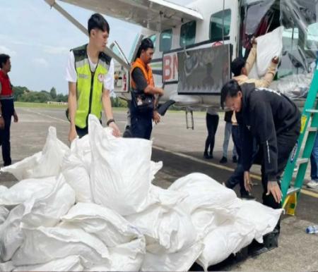 Proses penyemaian garam untuk OMC.(ilustrasi/int)