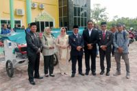 DKPP Rokan Hilir menerima bantuan Alsintan dari Kementerian Pertanian (foto/Afrizal)