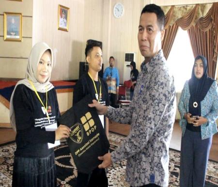Samade-BPDP gelar pelatihan untuk UMKM Rohil meningkatkan produktivitas bahan sawit (foto/afrizal)