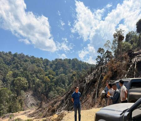 Polres Rohul tangkap pelaku pembakaran hutan, diduga untuk perluasan lahan sawit (foto/int)