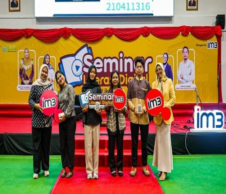 Indosat dan TikTok gelar seminar Go Live Like a Pro di Unri.(foto: istimewa)