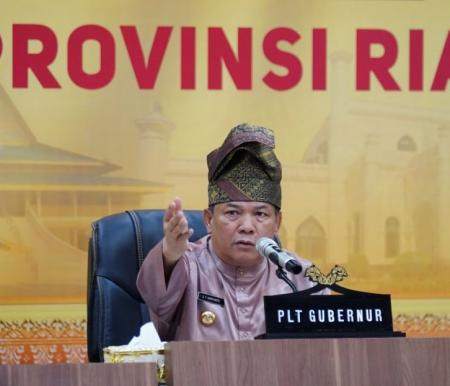 Pelaksana Tugas (Plt) Gubernur Riau (Gubri) SF Hariyanto.