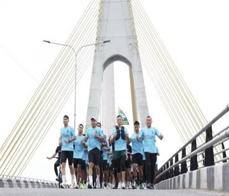 Bhayangkara Run. (Foto: Sri Wahyuni)
