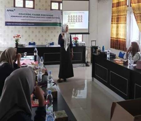 Pelatihan Coaching Komunikasi Antar Pribadi (KAP) bagi kader Posyandu di lima kabupaten daerah operasional RAPP. (Foto: Istimewa)