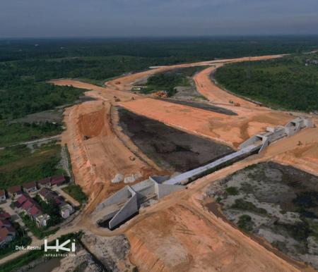 HKI Pastikan Proyek Tol Lingkar Pekanbaru menggunakan material galian C yang berizin (foto/int)